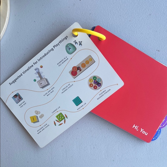 Lovevery Babbler Incomplete 13, 14, 15 months plus Adventurer Wooden Pegboard - Picture 3 of 11